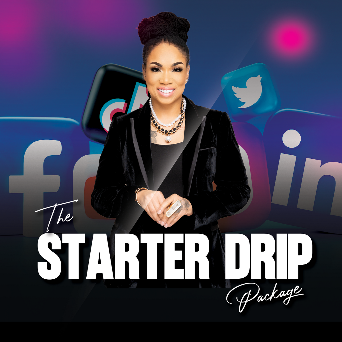 The Starter Drip Social Media Branding Package β Warrior Apparel