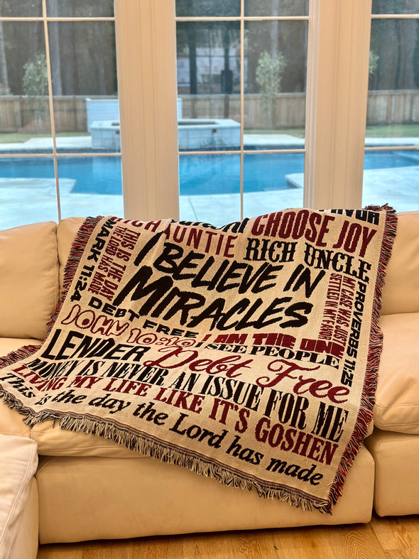 PRE-ORDER 2024 Affirmation Throw (Red)