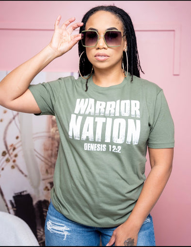 Warrior Nation Unisex tee (Green)