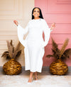 "Confidence Flow" Dress (White)