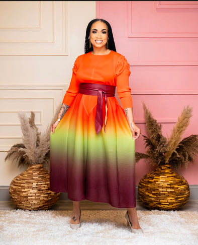 "Radiant Glow " (Orange)