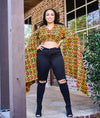 One Size "Wakanda" blouse