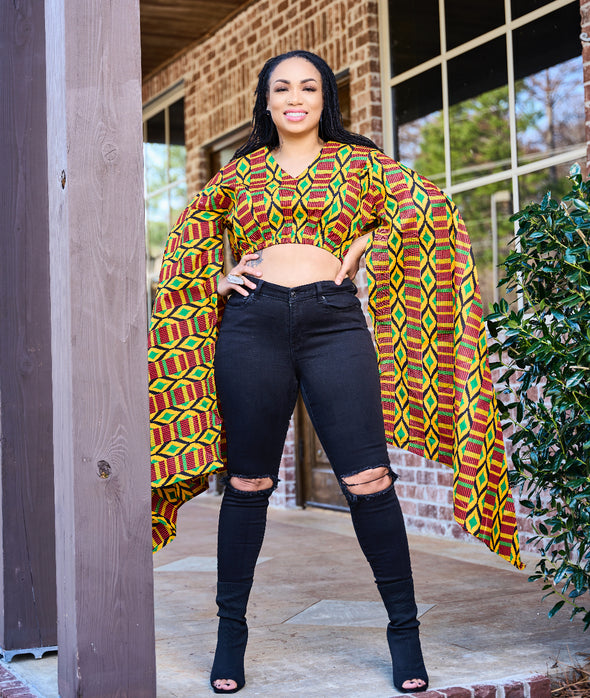 One Size "Wakanda" blouse