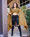 One Size "Wakanda" blouse