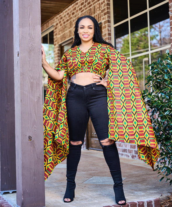 One Size "Wakanda" blouse