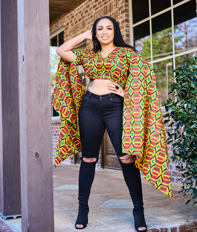 One Size "Wakanda" blouse