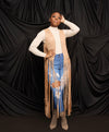 Fierce Fringes Vest (tan)