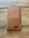 M633 Genuine Tan Leather wallet (large)