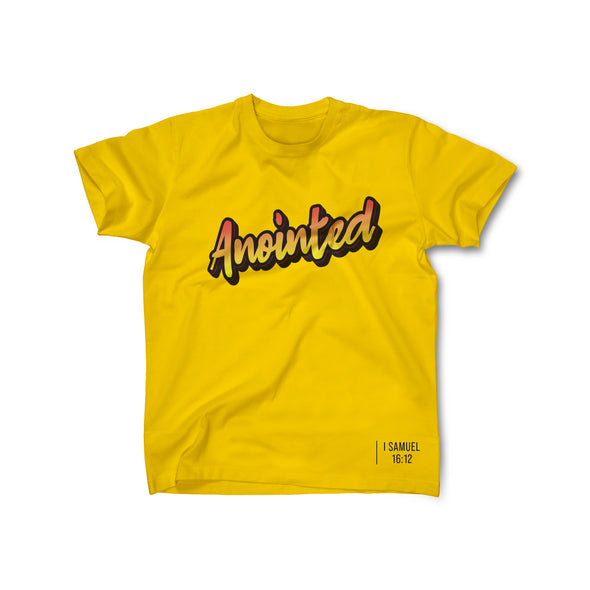Anointed tee (yellow)