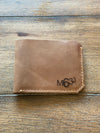 M633 Genuine Tan Leather wallet (small)