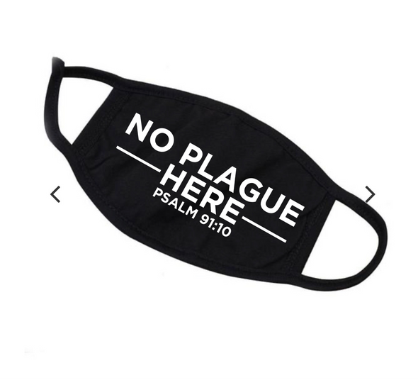 Modal Antibacterial face mask —No Plague Here
